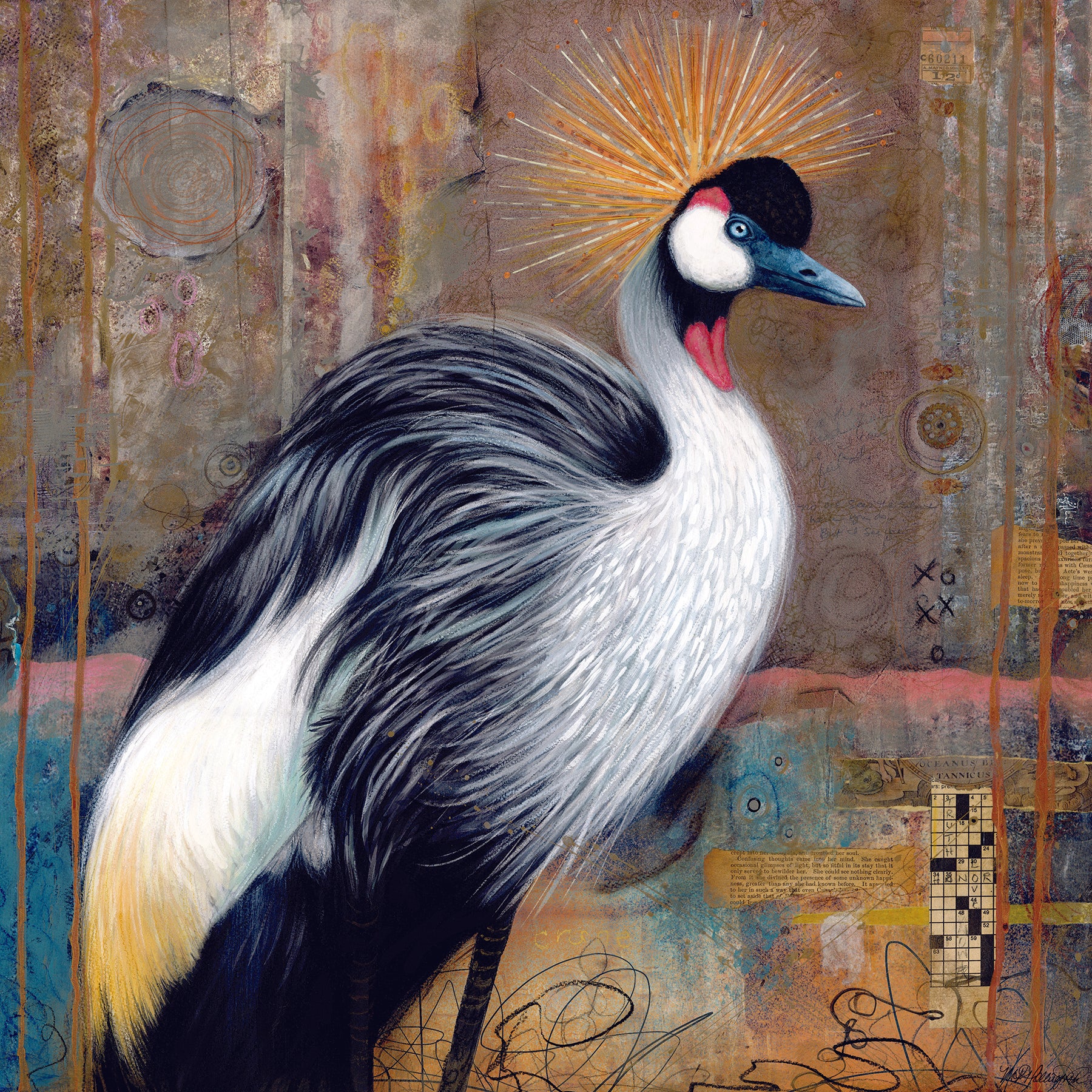 Grey Crowned Crane